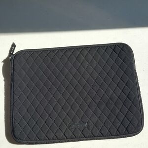 Vera Bradley Black Quilted Laptop Bag